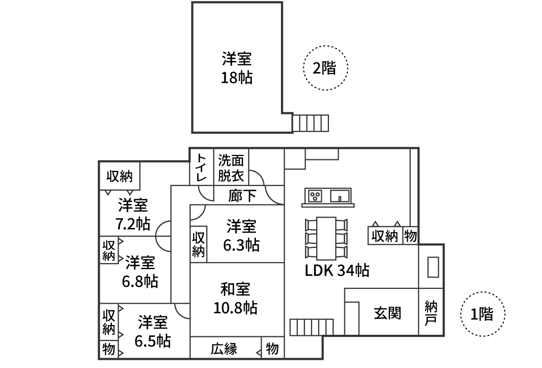 和暮和暮：見取り図